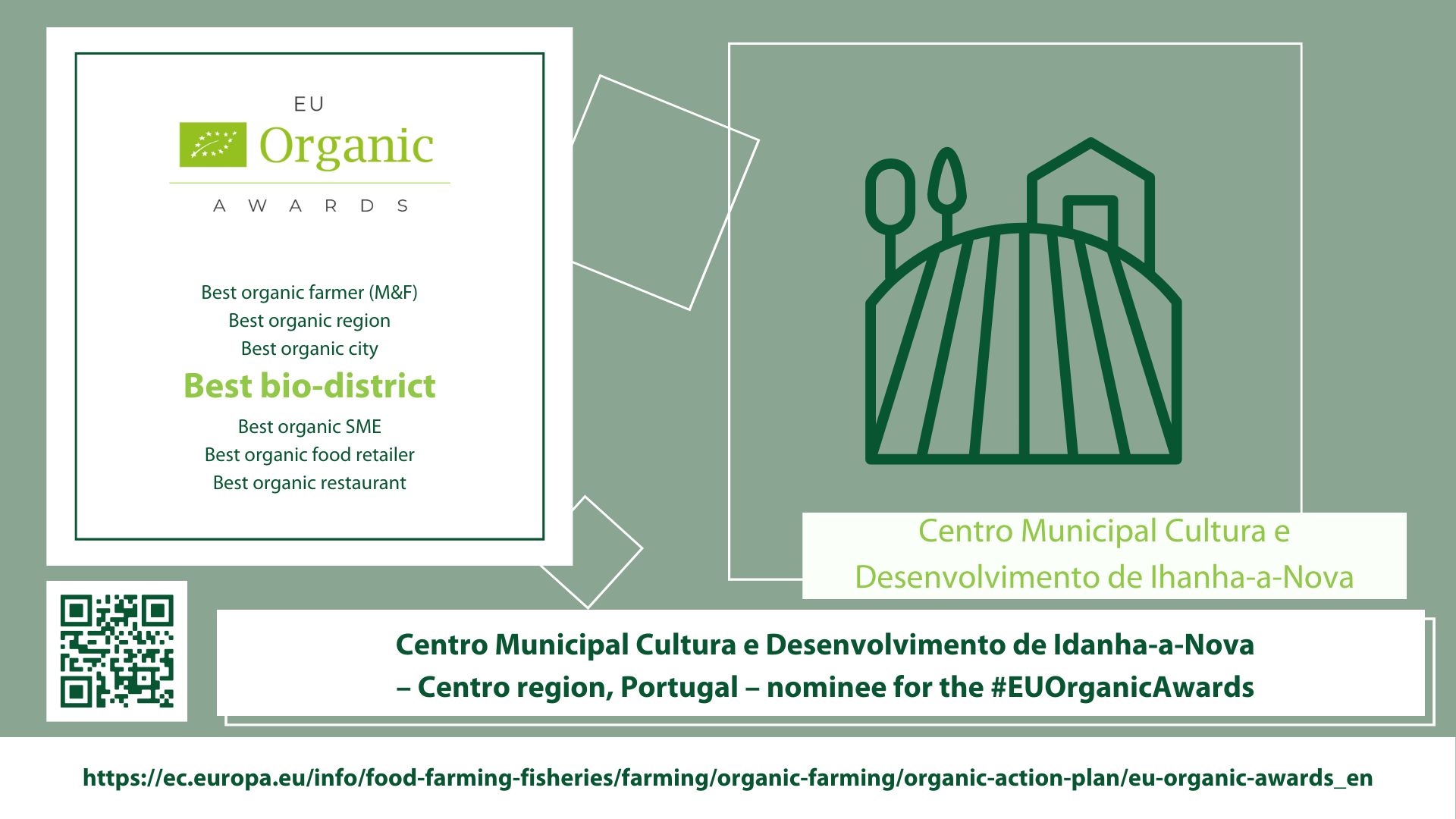 EU Organic Awards_bio-district_Centro Municipal Cultura e Desenvolvimento de Ihanha-a-Nova
